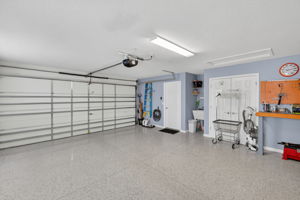 Garage with Epoxy Floor