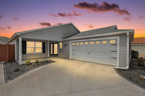 Twilight Front Elevation