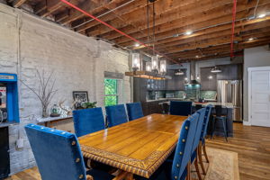 Large open concept living allows for parties & gatherings