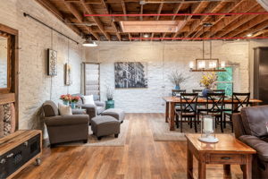 Sitting area off dining