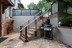 Private grilling area