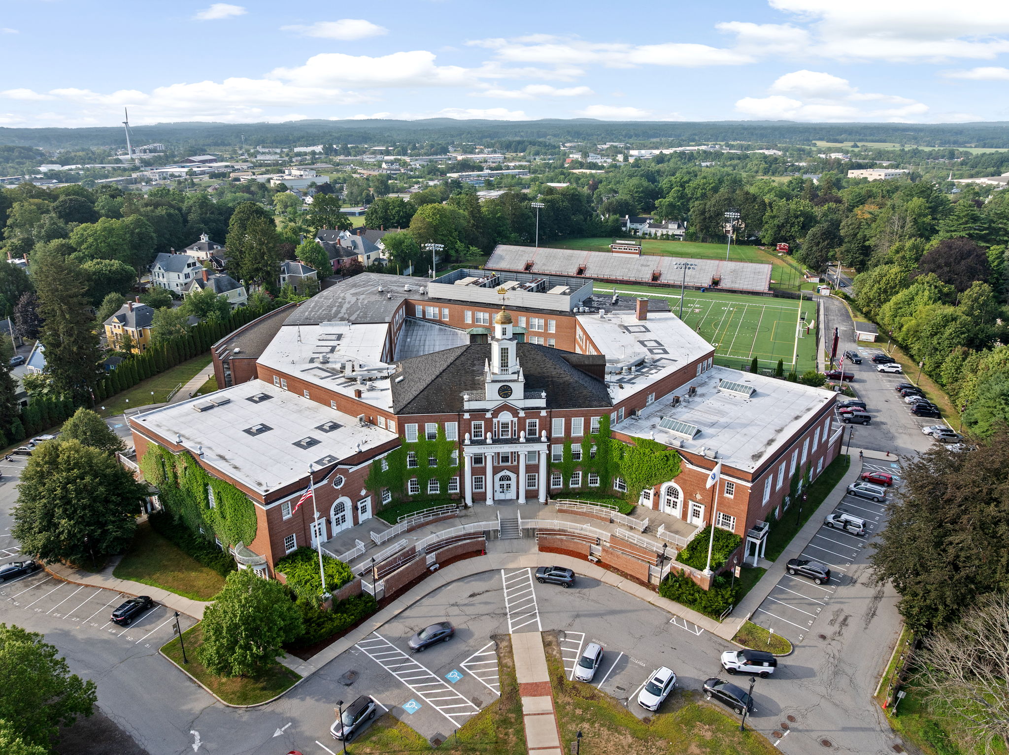 Aerial View of Newburyport High School