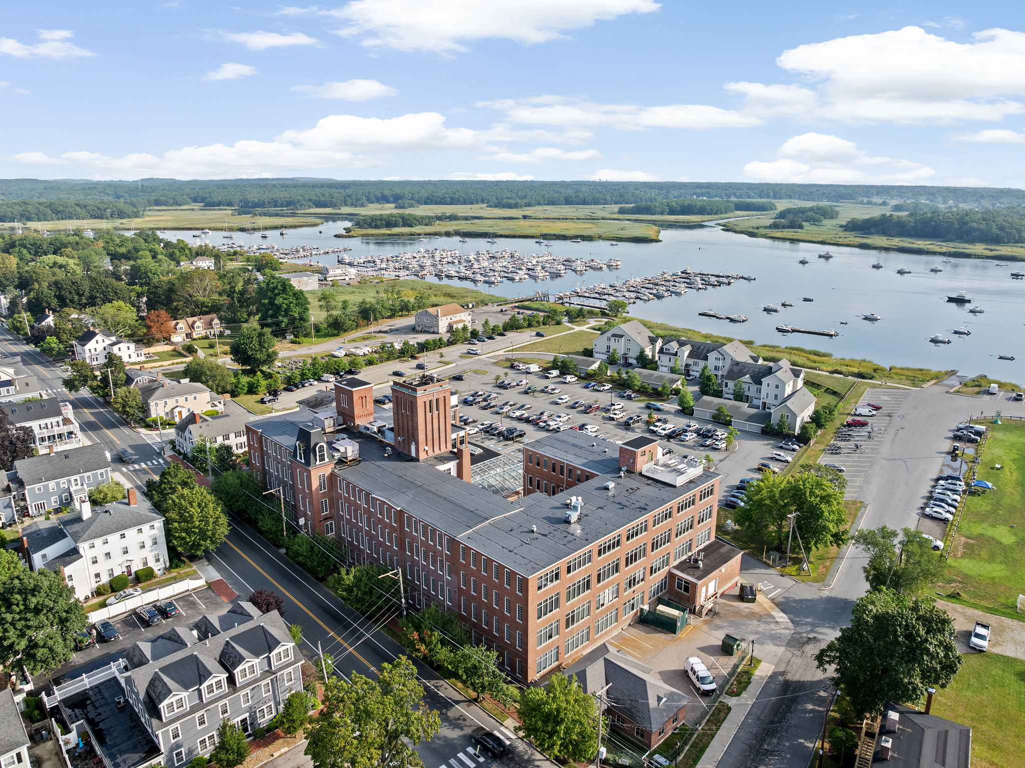 Aerial View of Downtown Newburyport II
