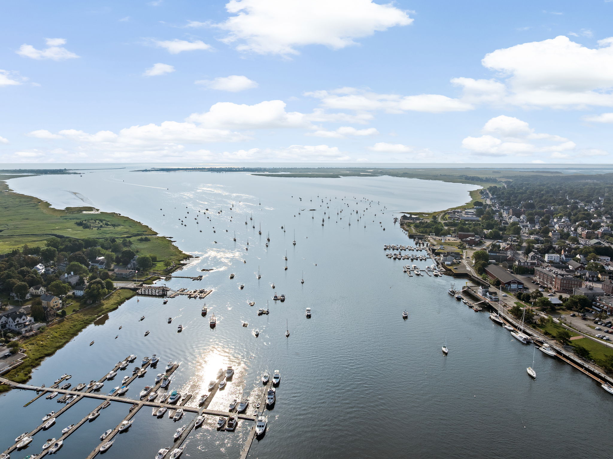 Aerial View of Merrimack River II