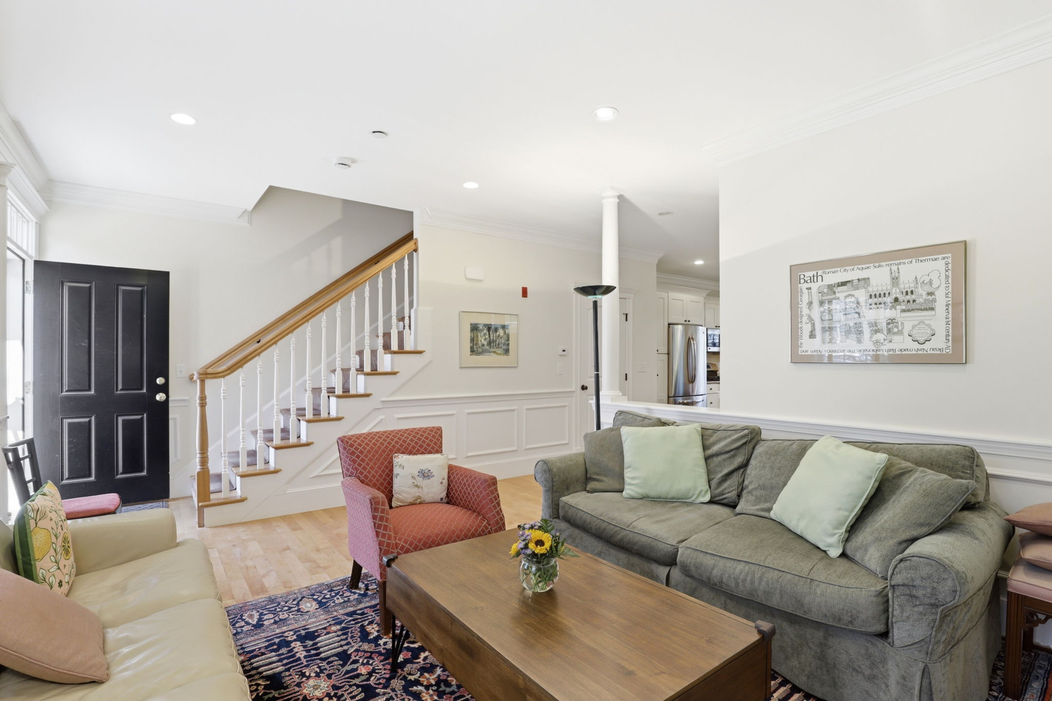 Living Room w Wainscoting Detail II