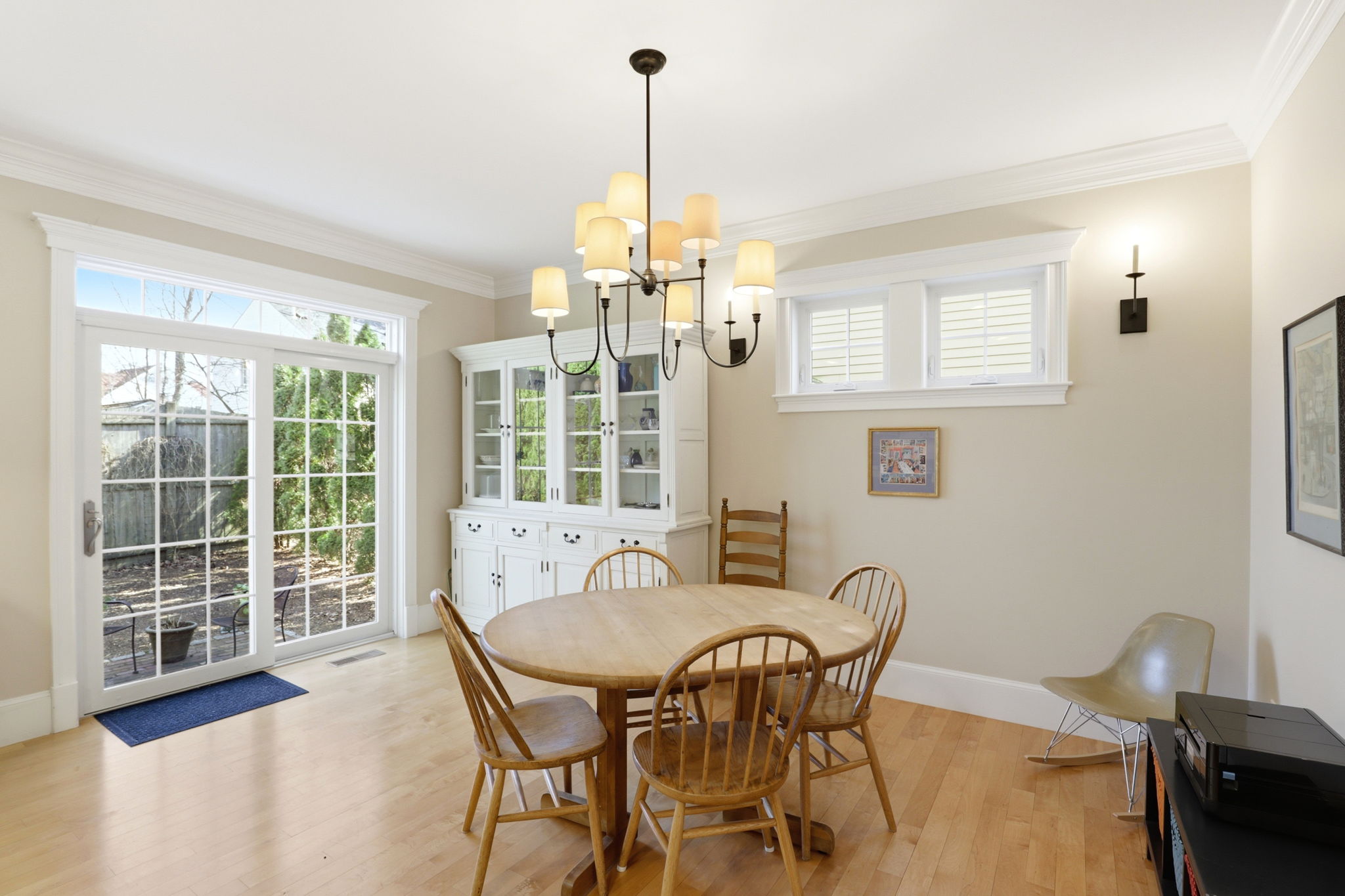 Dining Room w Slider to Backyard I