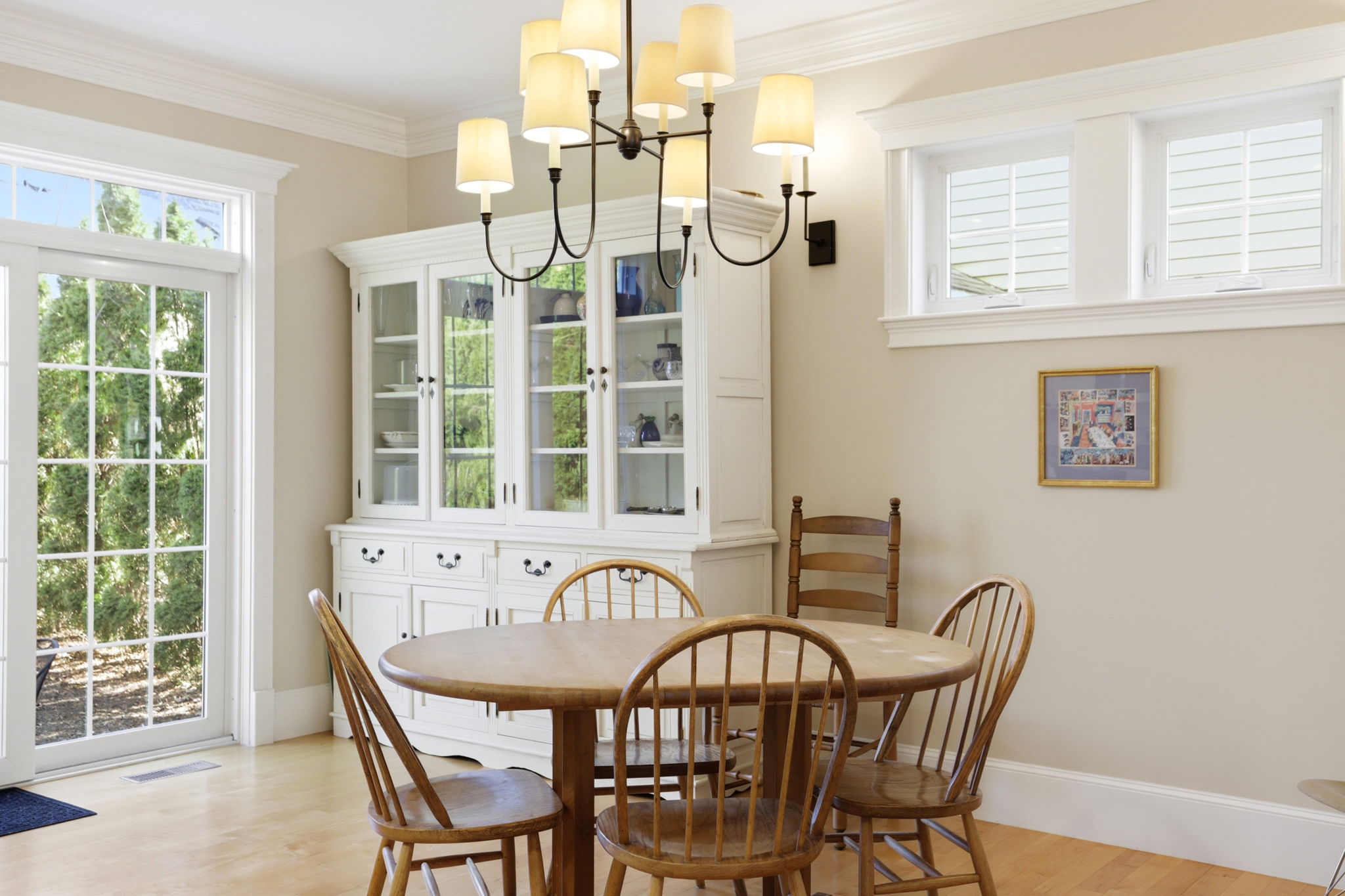 Dining Room w Slider to Backyard II