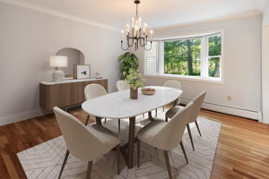 Dining Room Staged