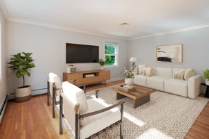 Living Room Staged