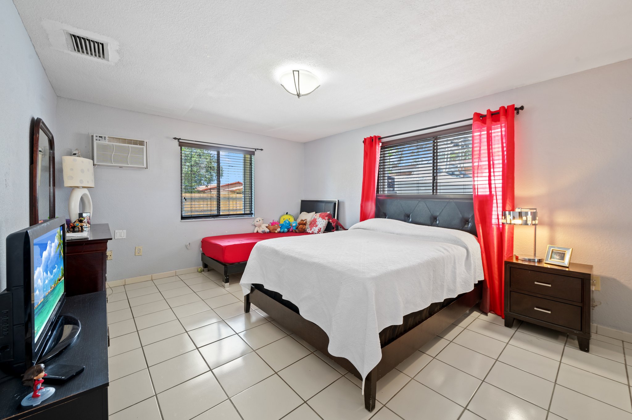 Attached apartment bedroom