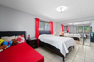 Attached apartment bedroom