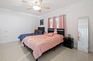 Detached apartment bedroom
