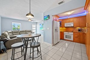 Main house dining and kitchen