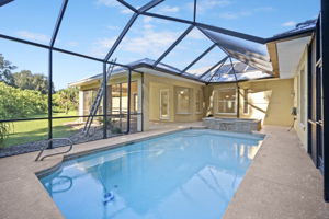 Screened-in pool and patio