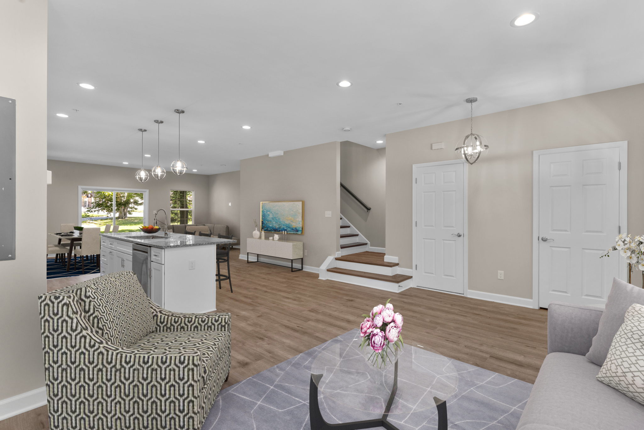 Main Living Area with Virtual Staging