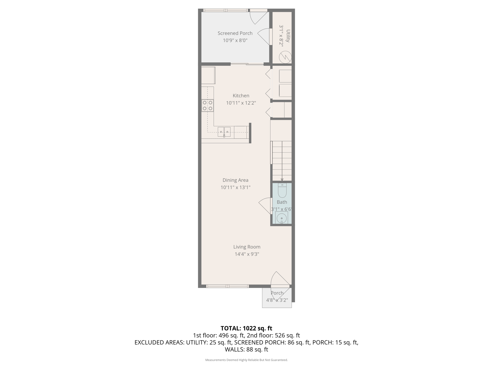 1 - Floor Plan 5913 Bayside Key Dr, Tampa, FL 33615