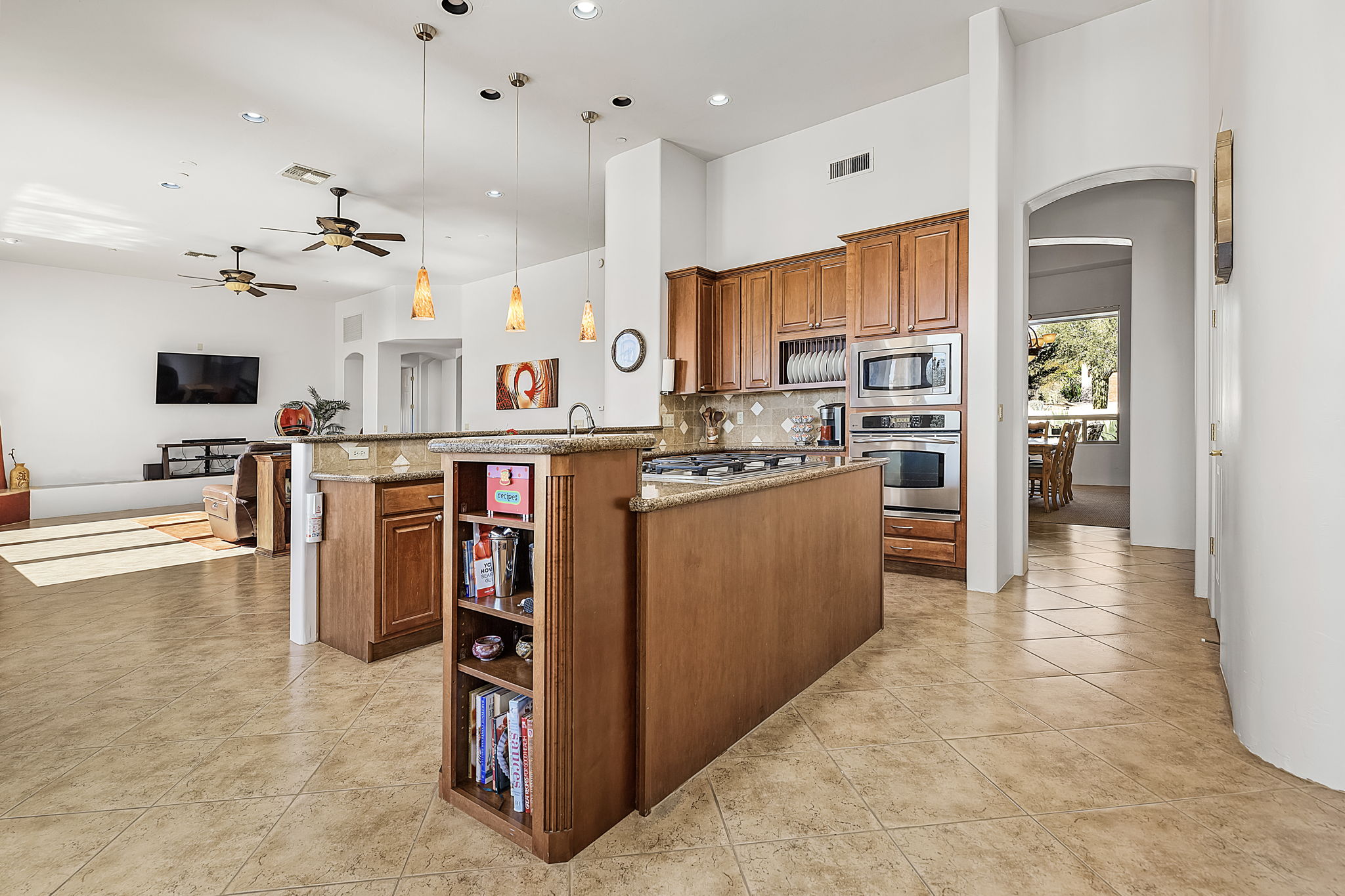 Open Kitchen w/ SS Appliances