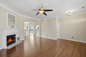 Family Room with Fireplace