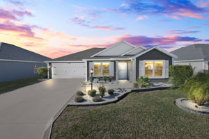 Front Twilight Elevation