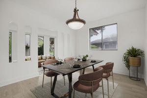 Virtually Staged Dining Rm