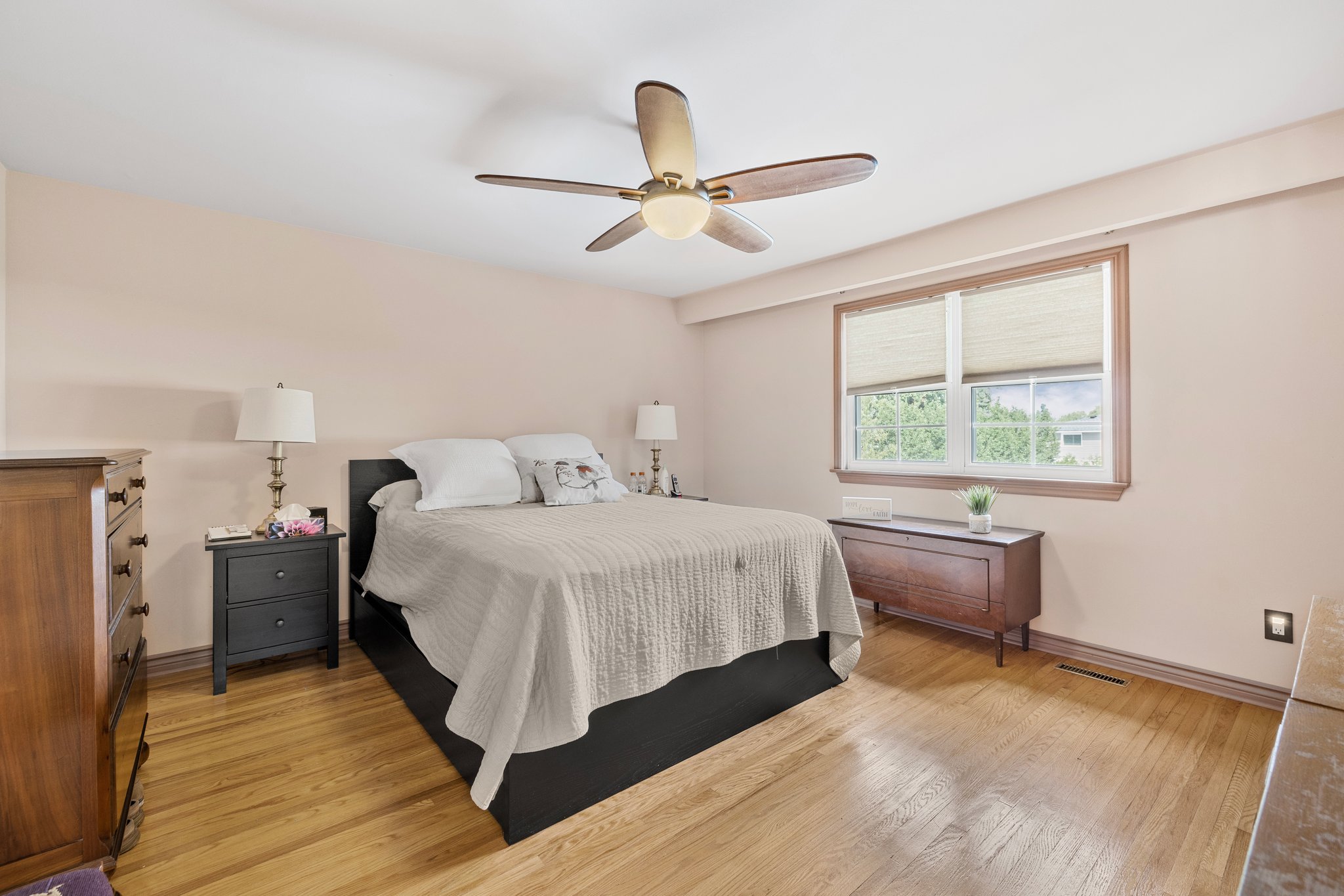 Main Bedroom overlooks pool