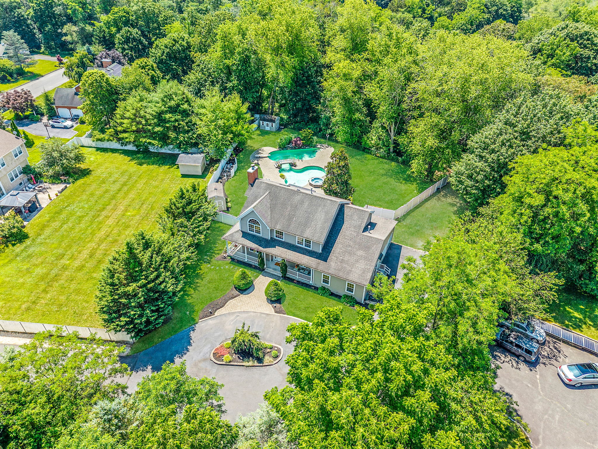 Ariel View -1.57 Acre Lot