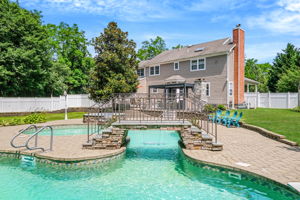 Custom Pool with Bridge and Waterfall