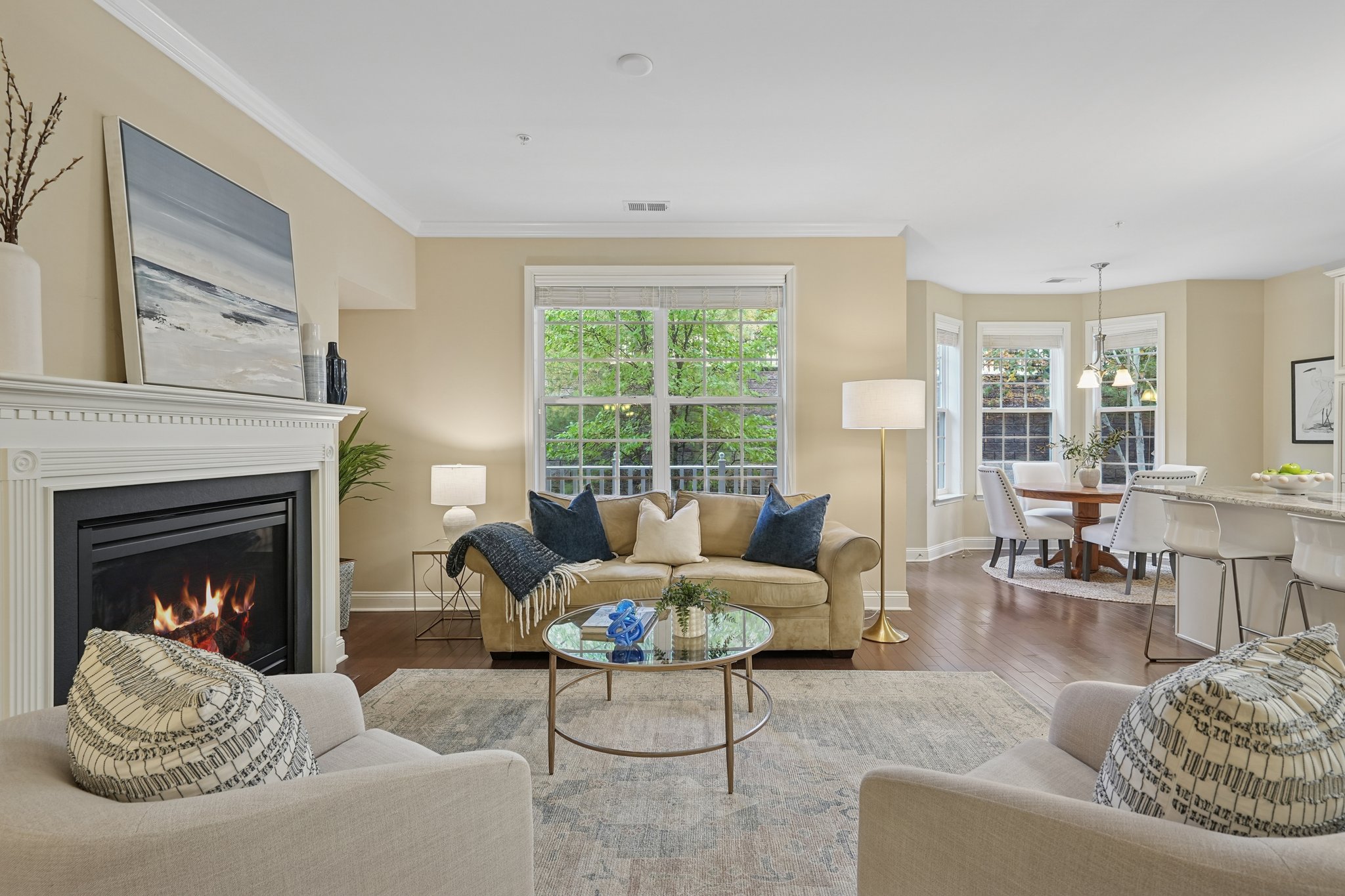 Welcome home! Inviting open floor plan with outdoor terrace access.