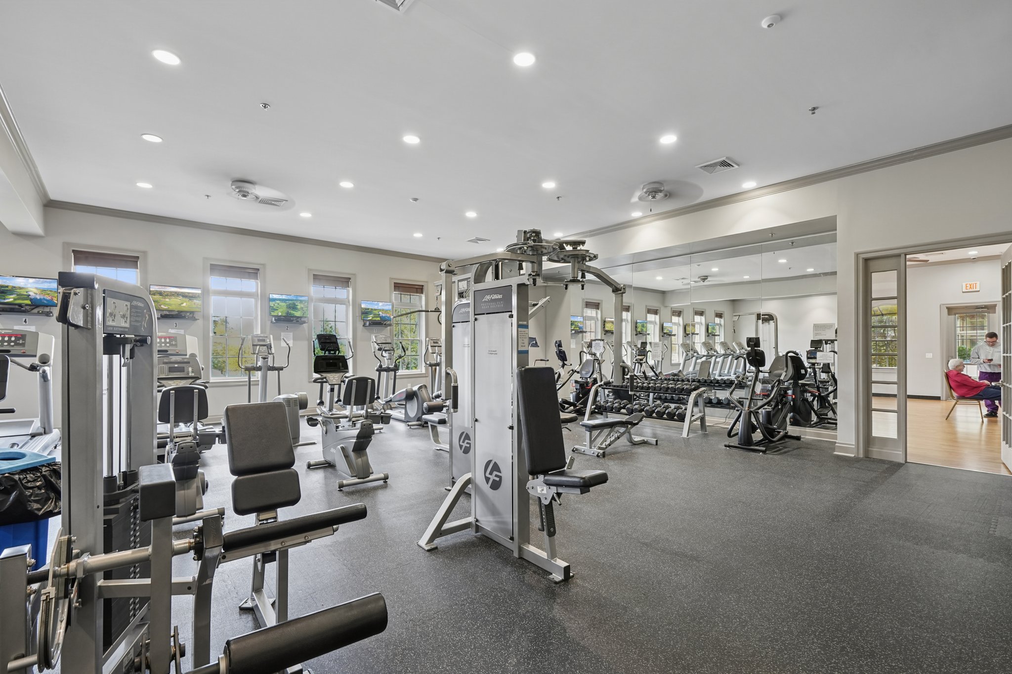 A six-minute walk from your door to total relaxation - fitness classes, massage therapy, and endless amenities.