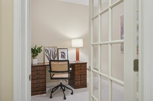 Office right off main entry. Work from home, paint from home, daydream from home - this room makes it easy.