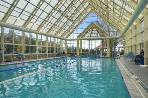 Indoor and outdoor pool! Self-care is on the schedule. Stretch, breathe, and feel good - every day of the week.