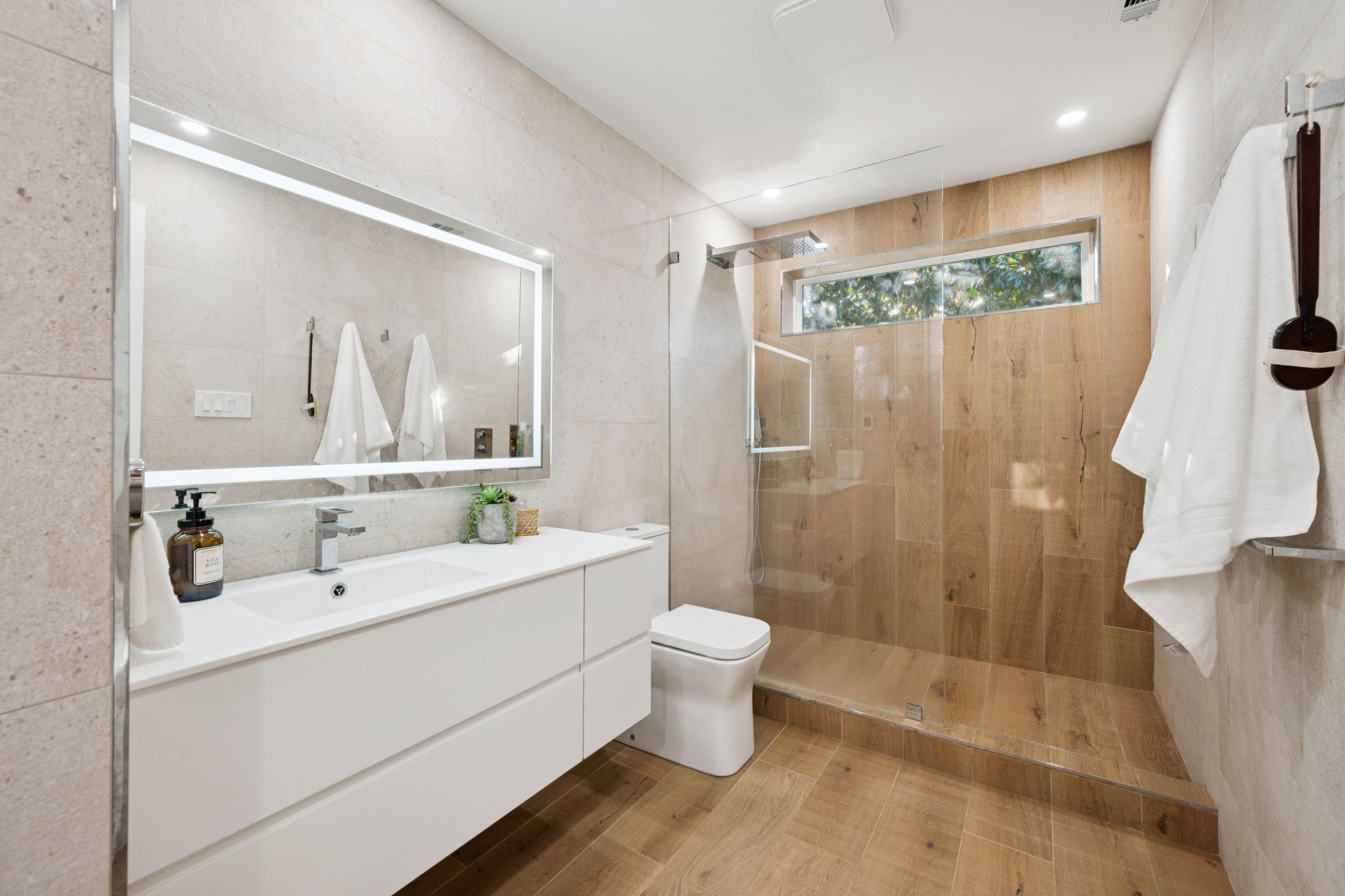 Porcelanosa Renovated Primary Bathroom