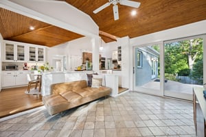 Family Room with Access to Rear Deck