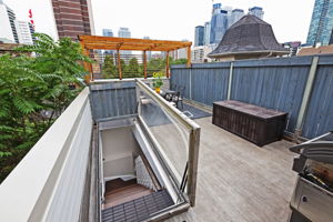 Skylight Entrance to Spectacular Rooftop Terrace
