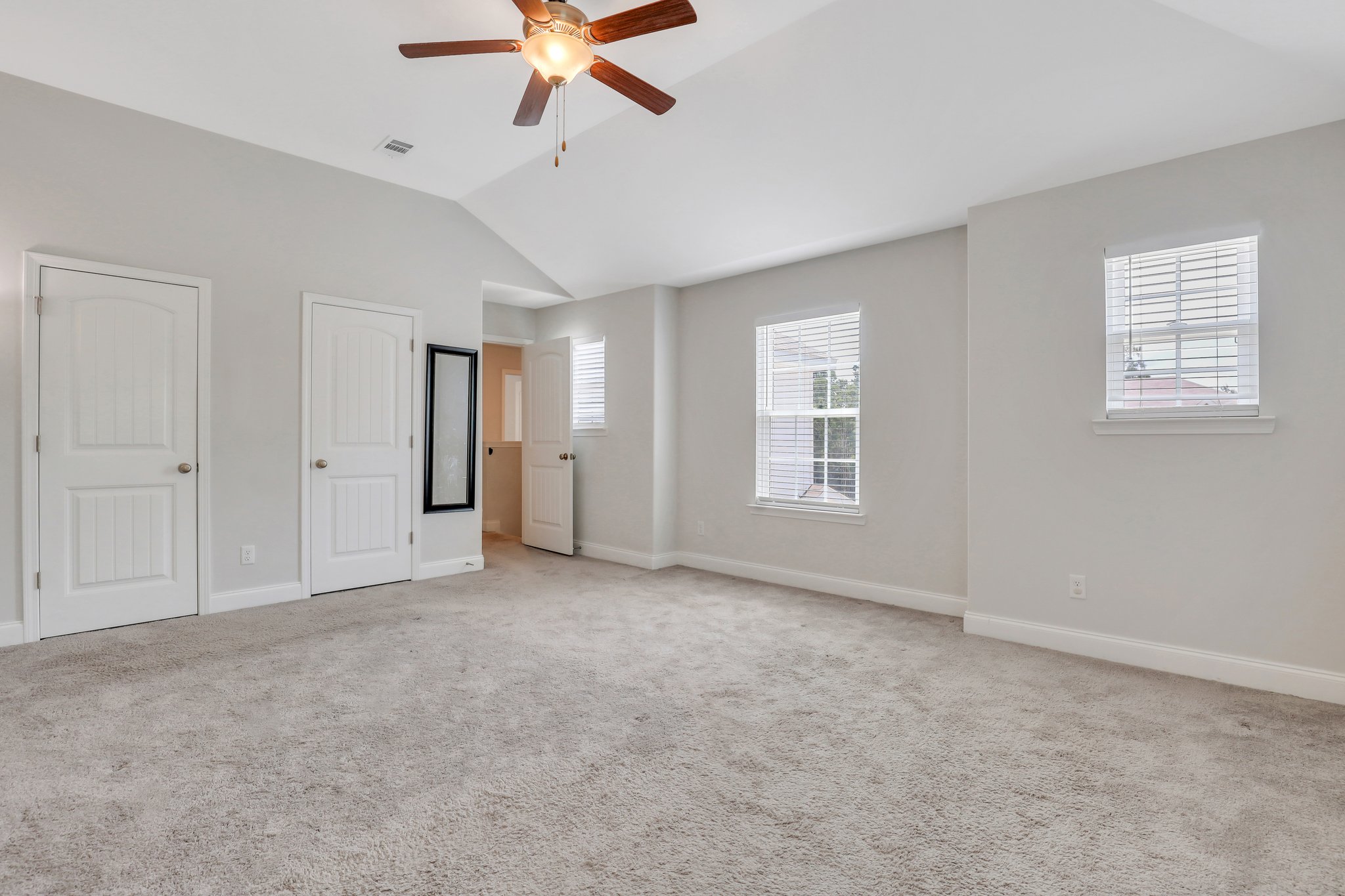 vaulted ceilings