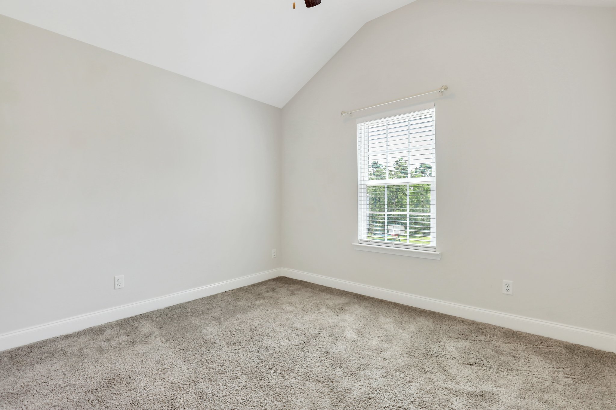 4th Bedroom with vaulted ceiling