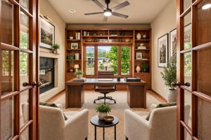 Exec Office virtually staged