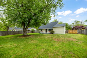 Large Fenced Backyard