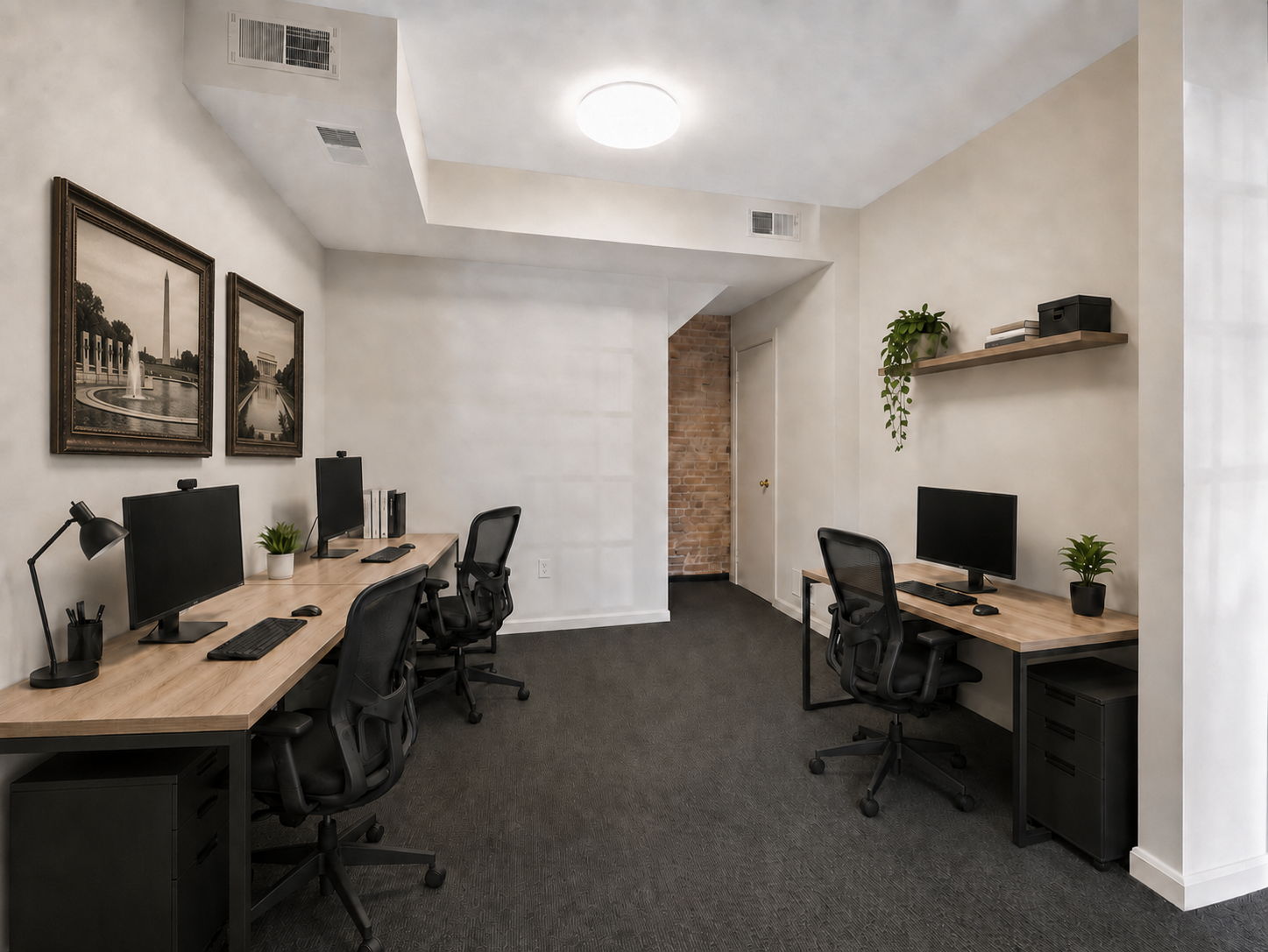 Workspace - Virtually Staged