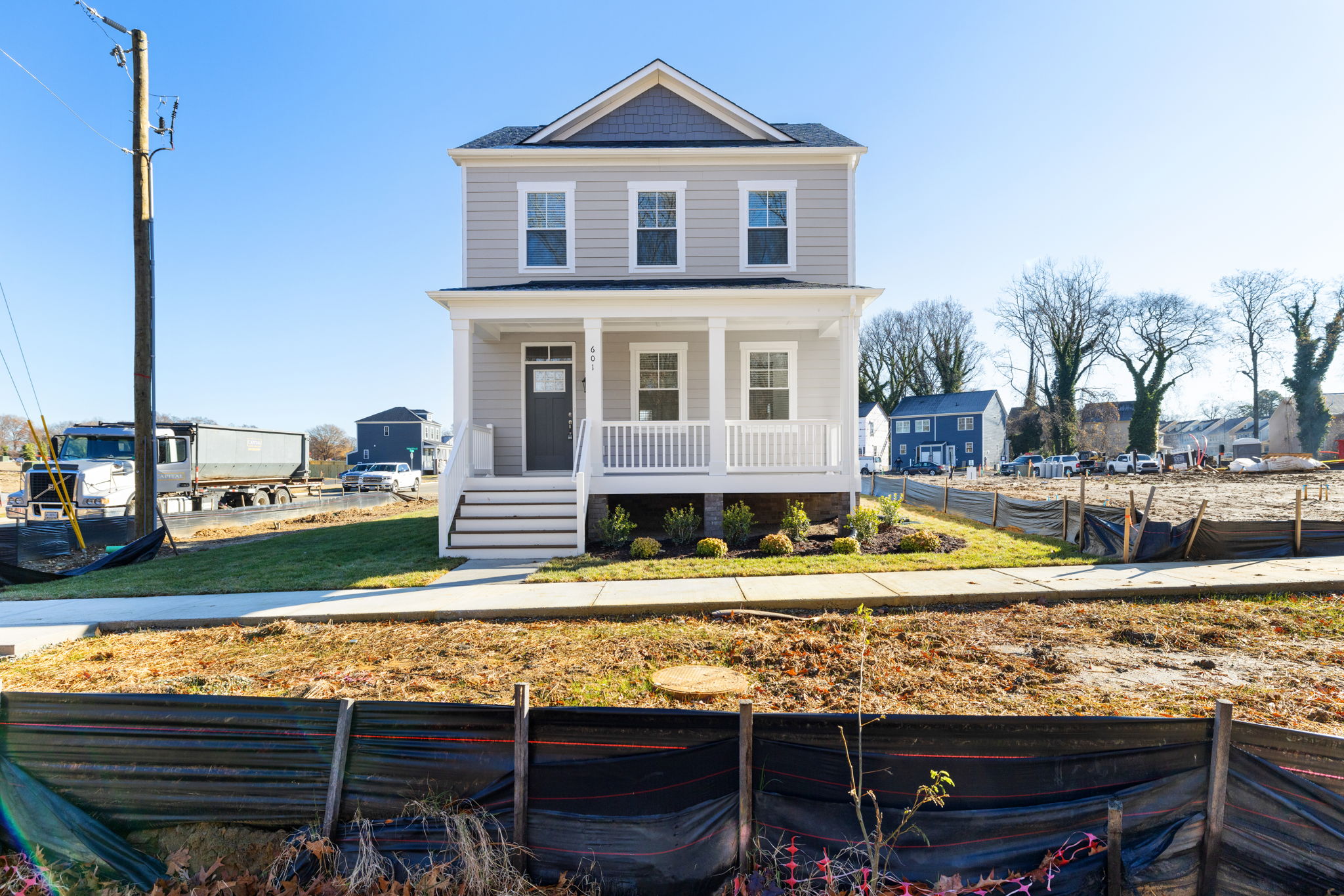 Sidewalks and access to walking and biking trails.