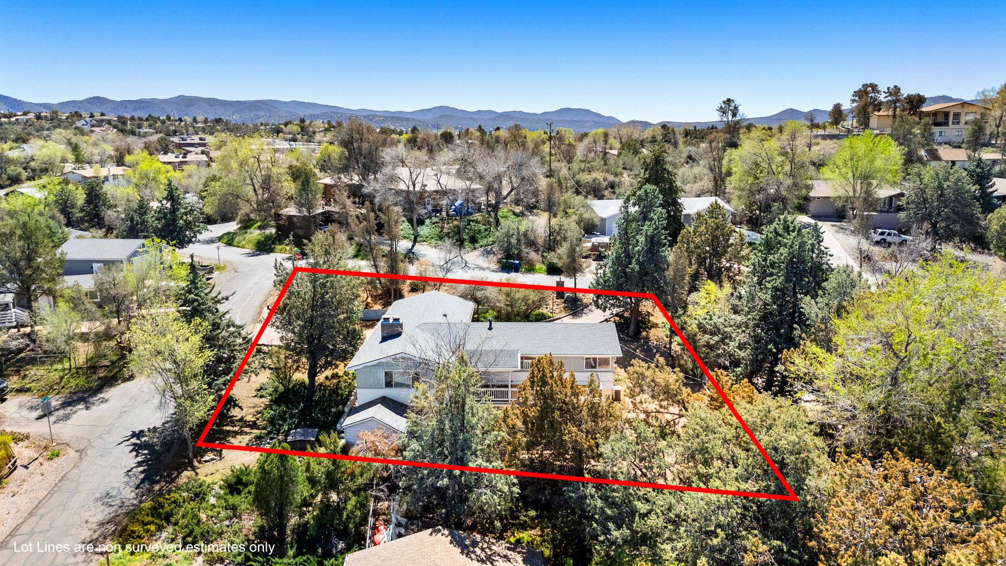 Aerial Back Lot Lines