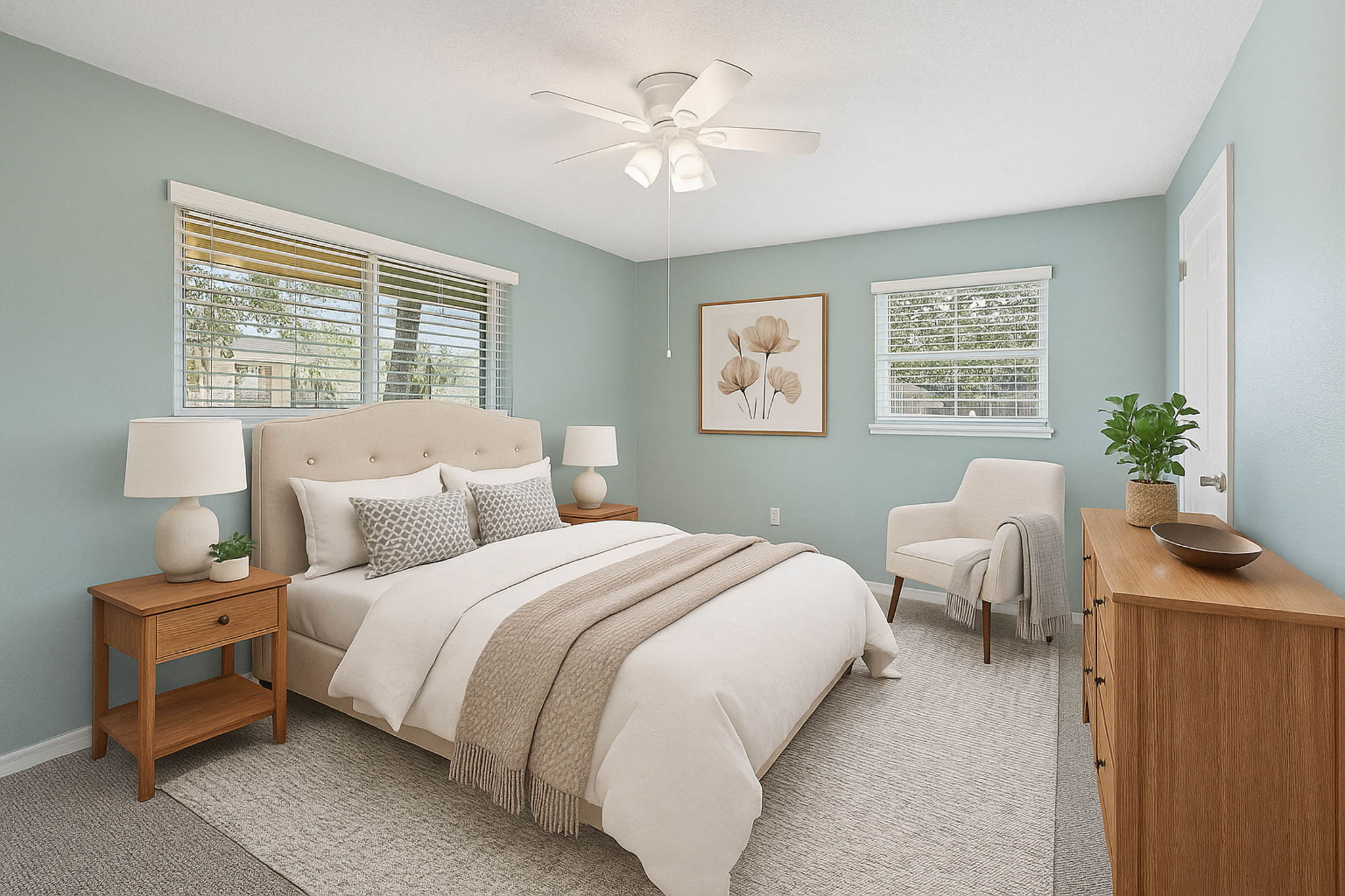602 Park Cir - Master Bedroom
