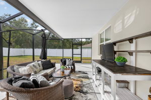 Expansive Lanai with Extended Birdcage