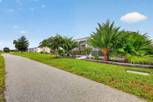 Rear Elevation with Green Space, PRIVACY Landscaping, and Walking and Bicycling Path