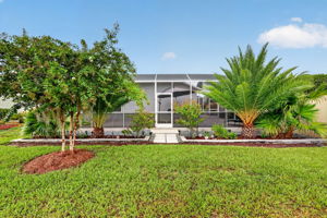 Rear Elevation with Green Space and PRIVACY Landscaping