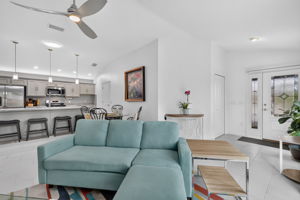 Living, Dining, and Kitchen