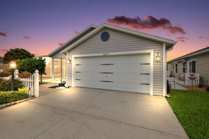 Twilight Front Elevation