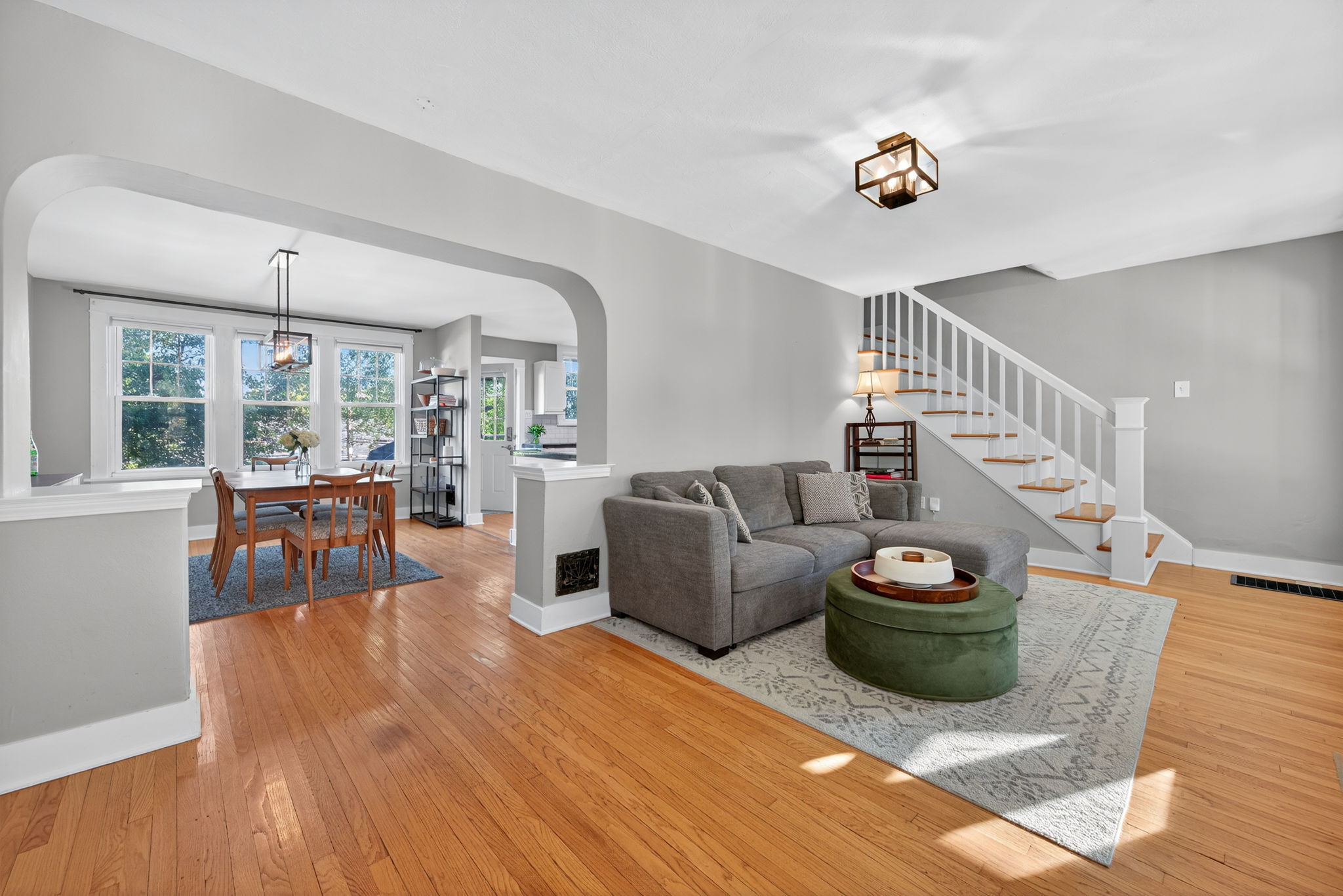 Elizabeth boasts a sunny open floor plan with oodles of natural light.