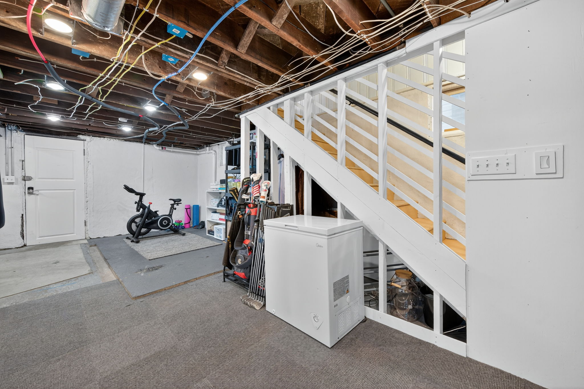 A lot of square footage to play with and walk-out access to the back yard.