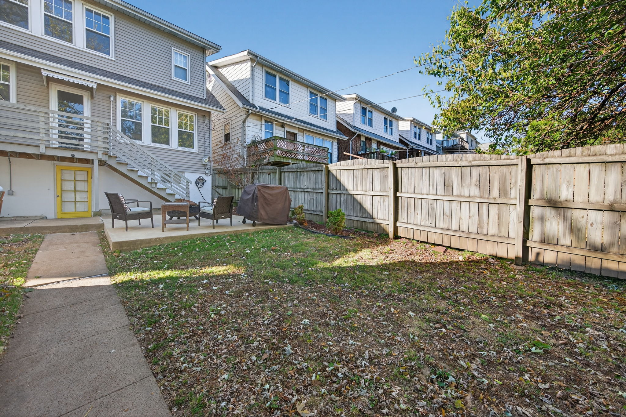 Playset, flowers, hot tub, the sky is the limit!